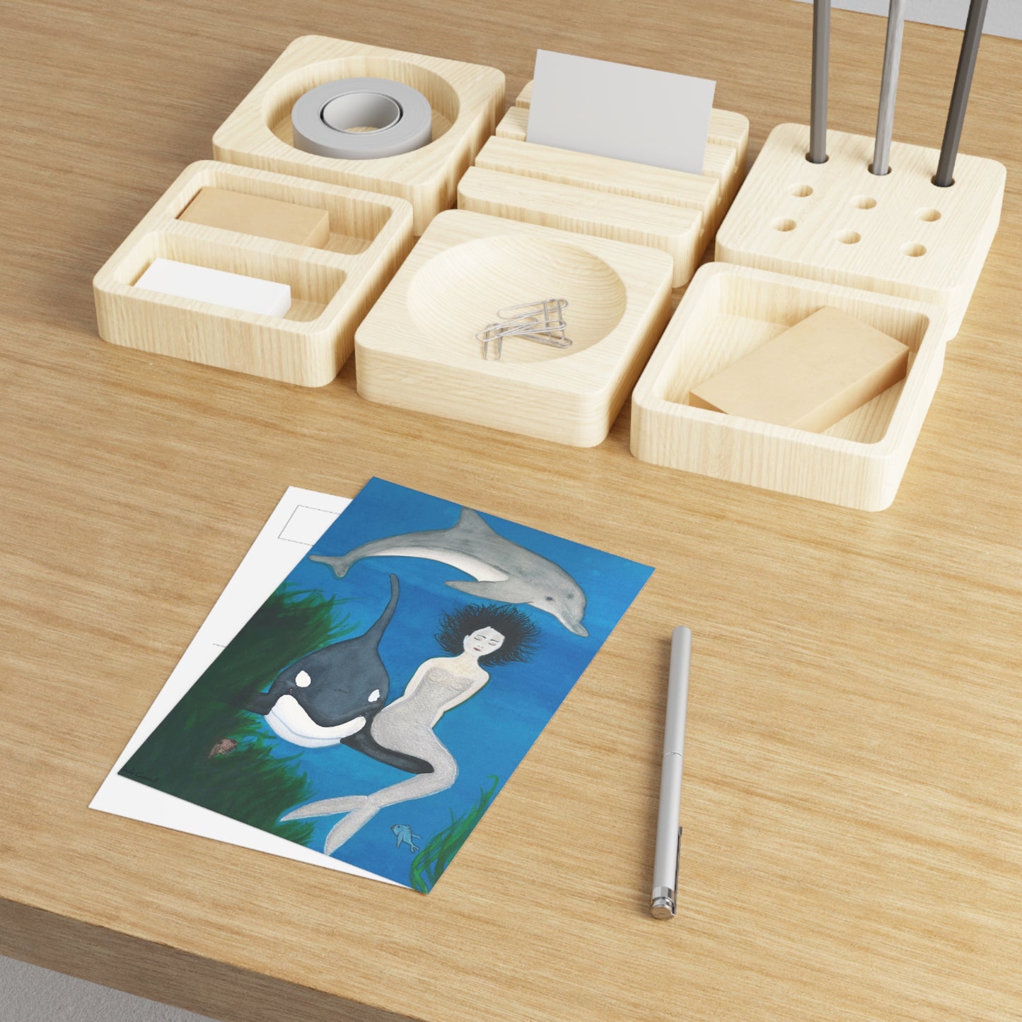 Goddess Sedna Fine Art Postcard