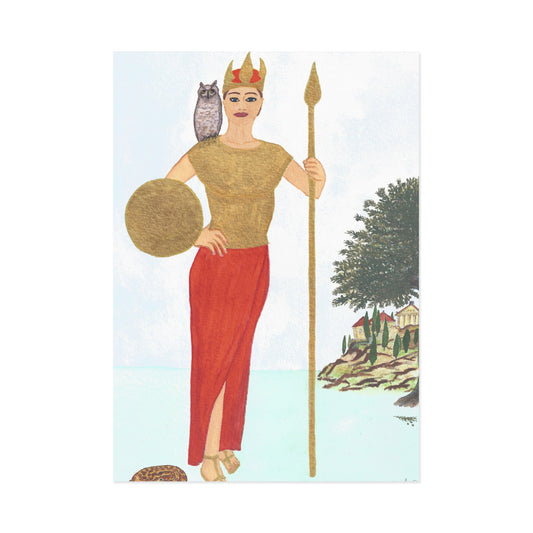 Pallas Athena Fine Art Postcards