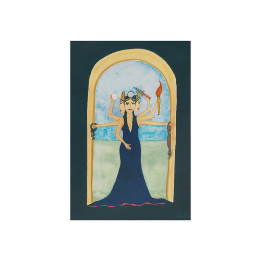 Goddess Hekate Fine Art Postcard