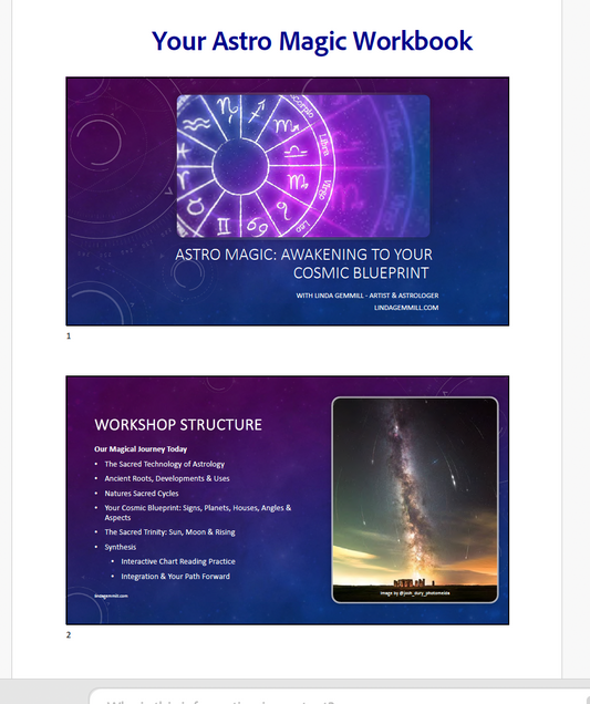 Astro Magic: Awakening Your Cosmic Blueprint Workshop