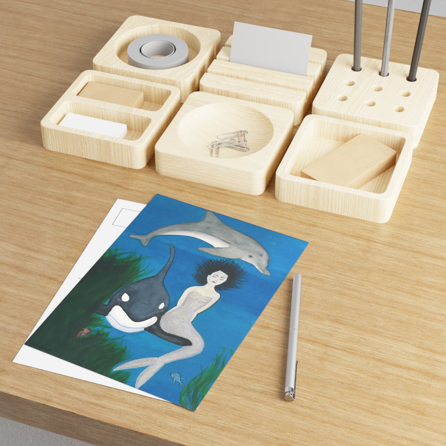 Goddess Sedna Fine Art Postcard