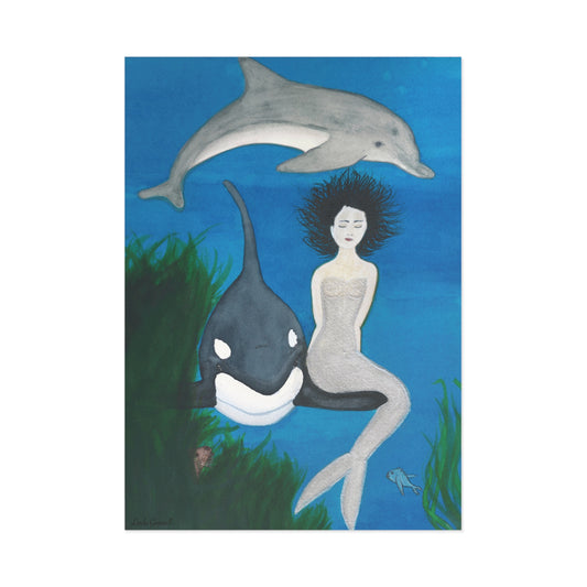 Goddess Sedna Fine Art Postcard