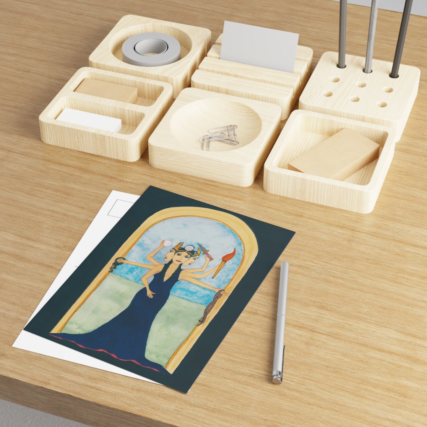 Goddess Hekate Fine Art Postcard