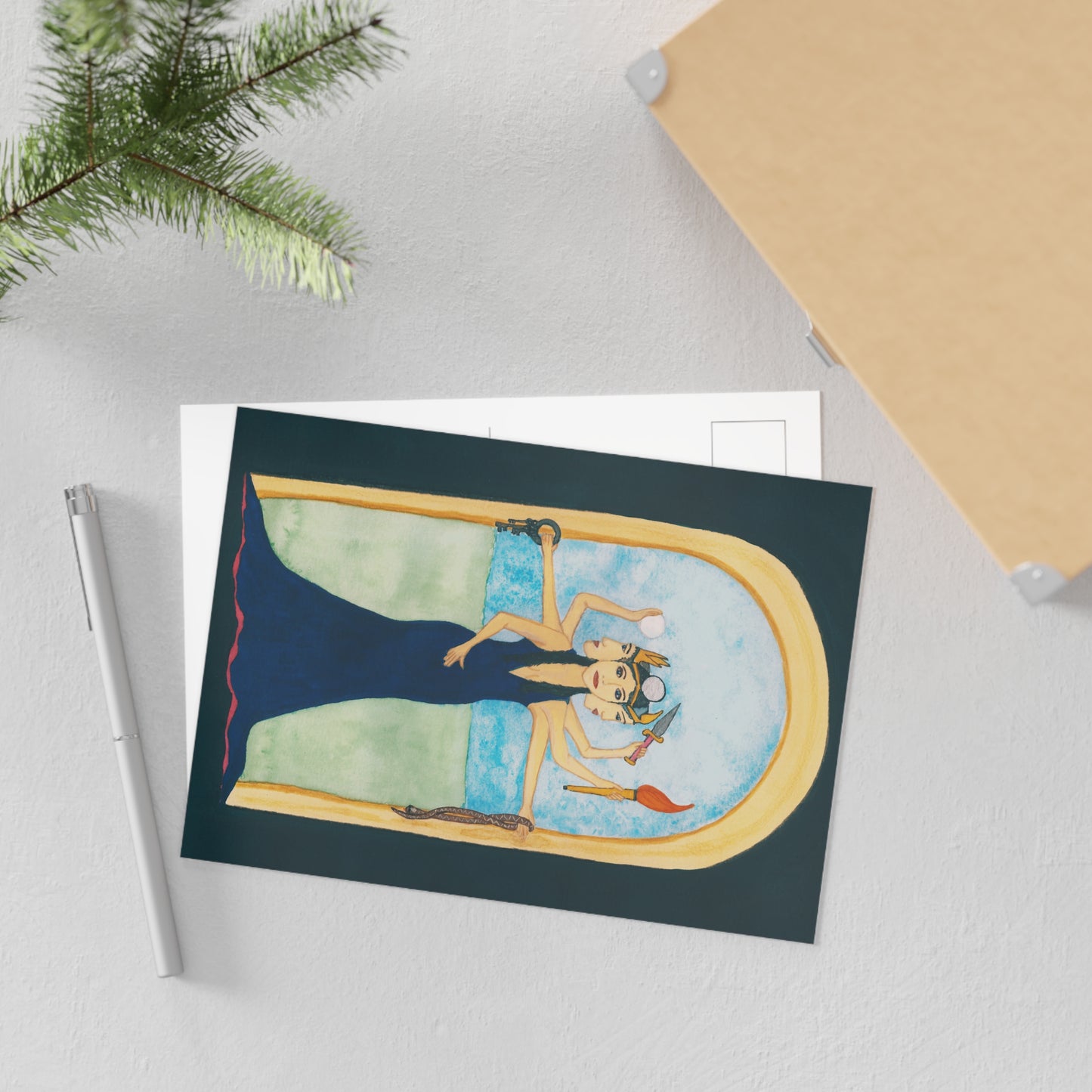 Goddess Hekate Fine Art Postcard