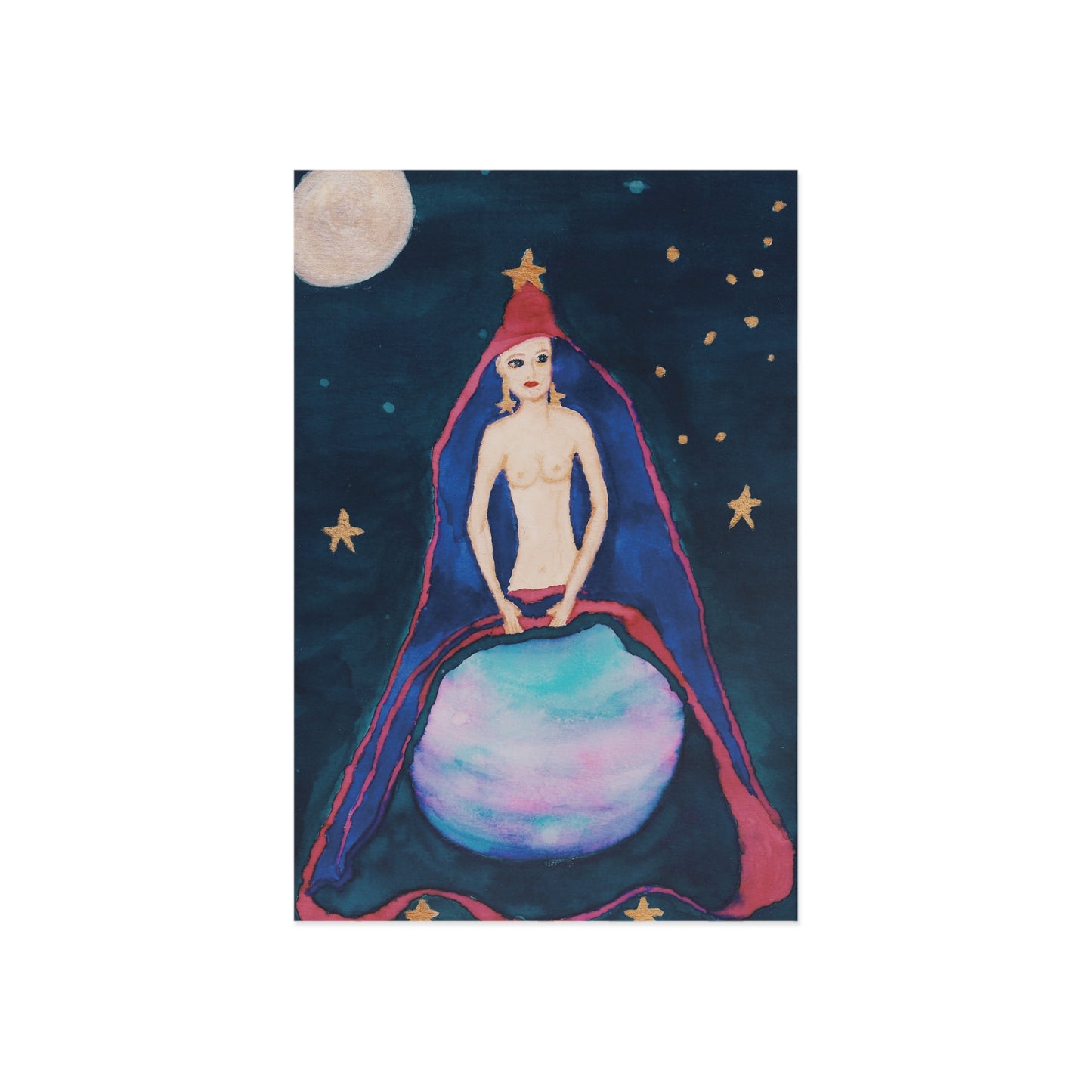 Goddess Venus Fine Art Postcard