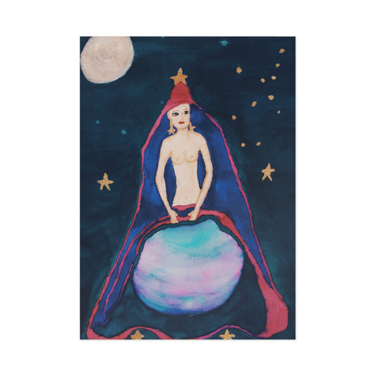 Goddess Venus Fine Art Postcard