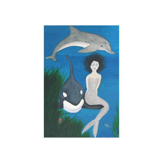 Goddess Sedna Fine Art Postcard