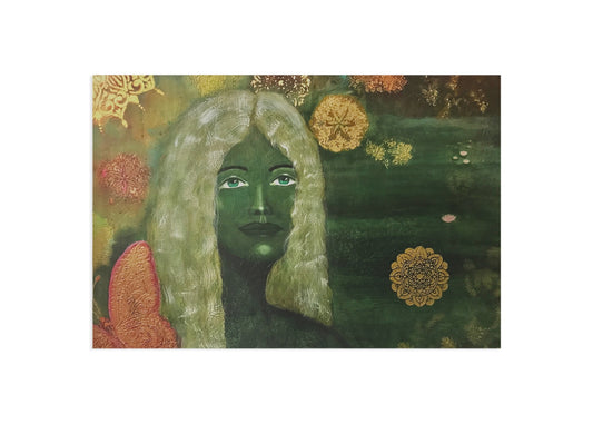 Enchanting Water Nymph Fine Art Postcard